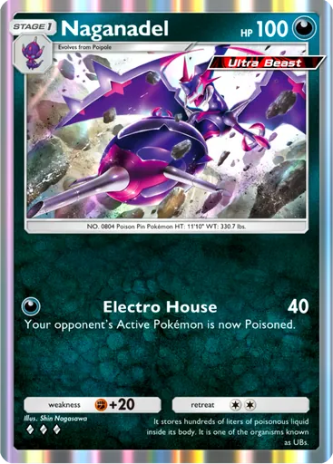 Naganadel (a3a-045) card in Pokémon TCG Pocket