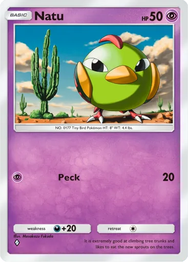 Natu (a4-081) card in Pokémon TCG Pocket