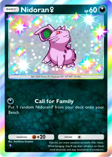 Nidoran♀ (a4-223) card in Pokémon TCG Pocket