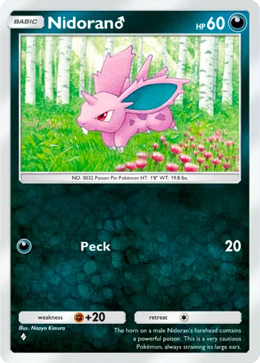 Nidoran♂ (a1-169) card in Pokémon TCG Pocket