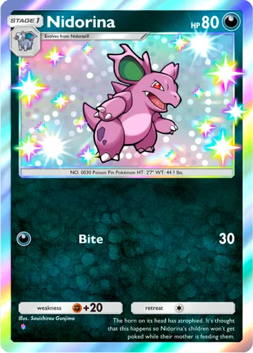 Nidorina (a4-224) card in Pokémon TCG Pocket