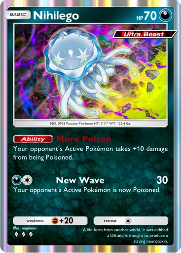 Nihilego (a3a-042) card in Pokémon TCG Pocket