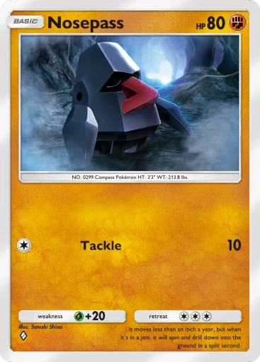 Nosepass (a4b-203) card in Pokémon TCG Pocket