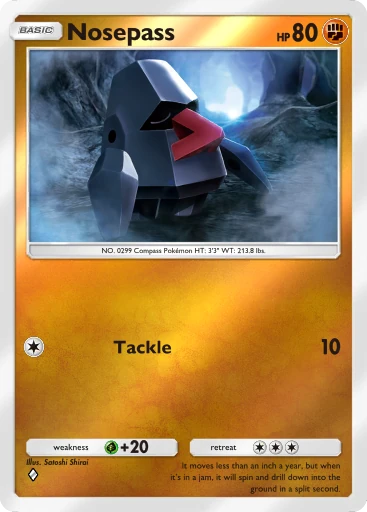 Nosepass (a4b-204) card in Pokémon TCG Pocket