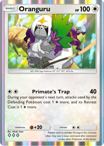 Oranguru (a3-140) card in Pokémon TCG Pocket