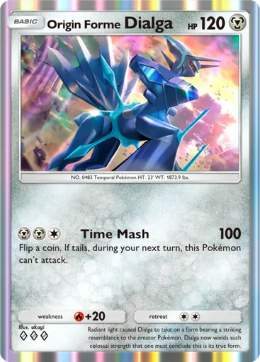 Origin Forme Dialga (a2a-060) card in Pokémon TCG Pocket