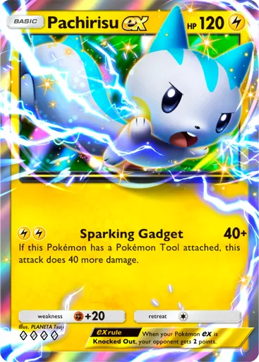 Pachirisu ex (a2-061) card in Pokémon TCG Pocket