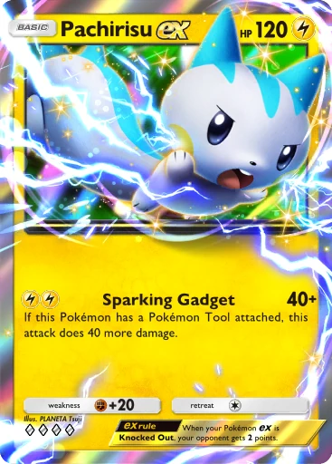 Pachirisu ex (a4b-145) card in Pokémon TCG Pocket