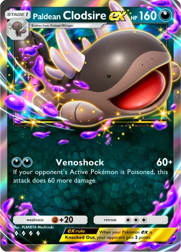 Paldean Clodsire ex (a2b-048) card in Pokémon TCG Pocket