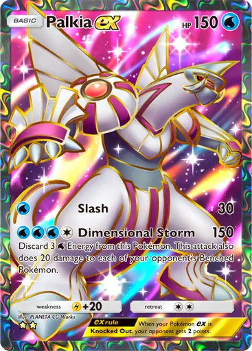 Palkia ex (a2-182) card in Pokémon TCG Pocket