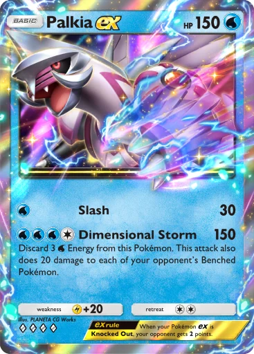 Palkia ex (a4b-107) card in Pokémon TCG Pocket