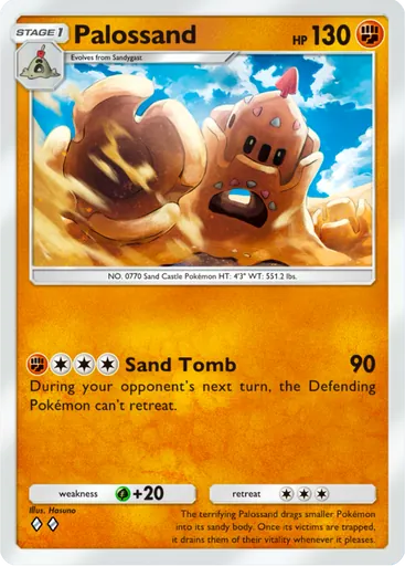 Palossand (a3a-036) card in Pokémon TCG Pocket