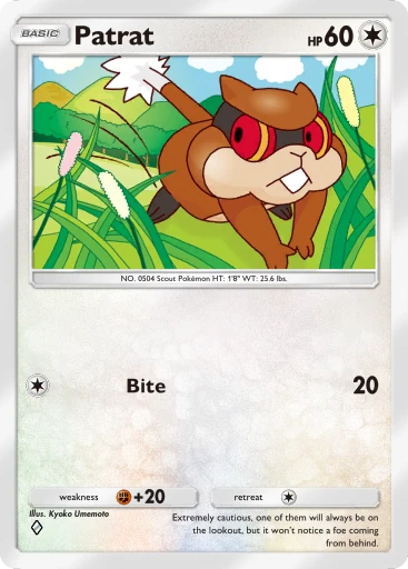 Patrat (b1-199) card in Pokémon TCG Pocket