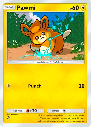 Pawmi (a2b-026) card in Pokémon TCG Pocket