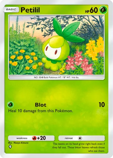 Petilil (a1-029) card in Pokémon TCG Pocket