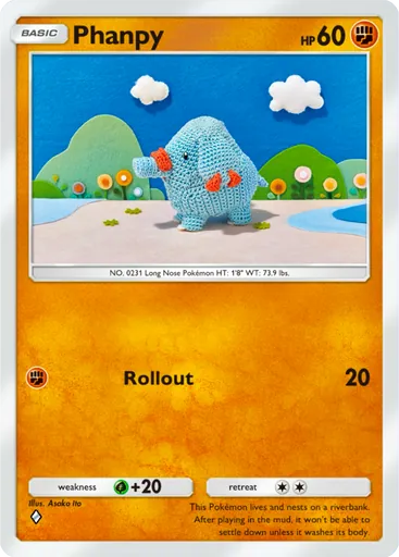 Phanpy (a2a-037) card in Pokémon TCG Pocket