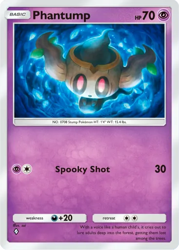 Phantump (a3a-024) card in Pokémon TCG Pocket