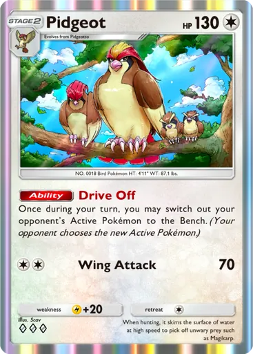 Pidgeot (a1-188) card in Pokémon TCG Pocket