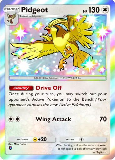 Pidgeot (a3a-097) card in Pokémon TCG Pocket