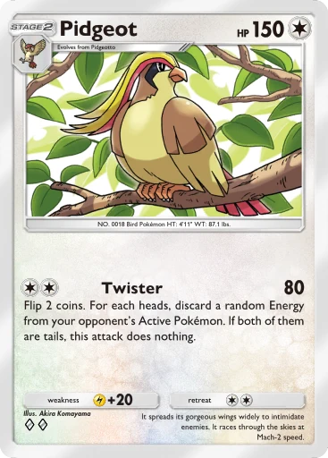 Pidgeot (b1-182) card in Pokémon TCG Pocket