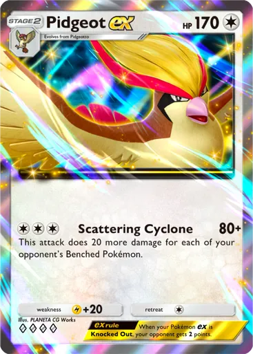 Pidgeot ex (a1a-059) card in Pokémon TCG Pocket