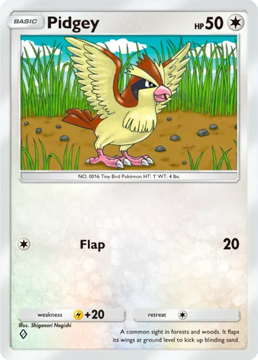 Pidgey (a1a-057) card in Pokémon TCG Pocket