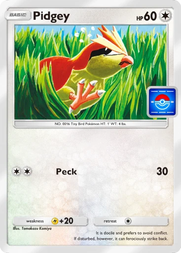 Pidgey (pb-005) card in Pokémon TCG Pocket