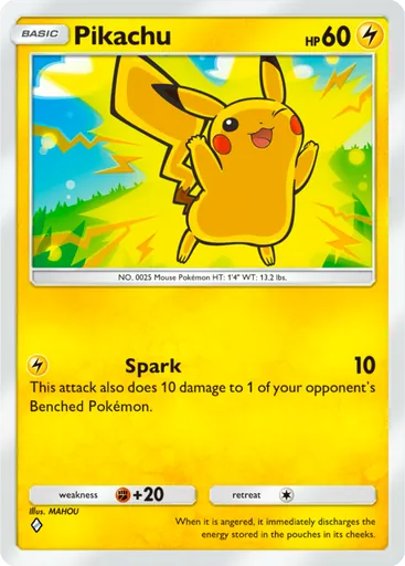 Pikachu (a2a-025) card in Pokémon TCG Pocket