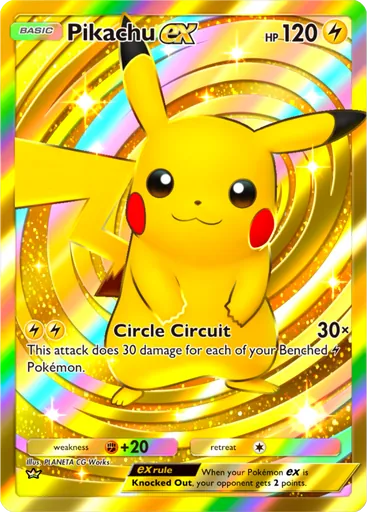 Pikachu ex (a1-285) card in Pokémon TCG Pocket