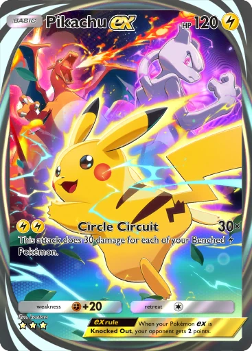 Pikachu ex (a4b-376) card in Pokémon TCG Pocket