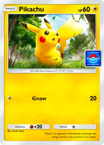 Pikachu (pa-015) card in Pokémon TCG Pocket