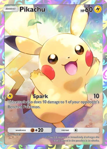 Pikachu (pb-001) card in Pokémon TCG Pocket