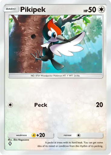 Pikipek (a3-133) card in Pokémon TCG Pocket