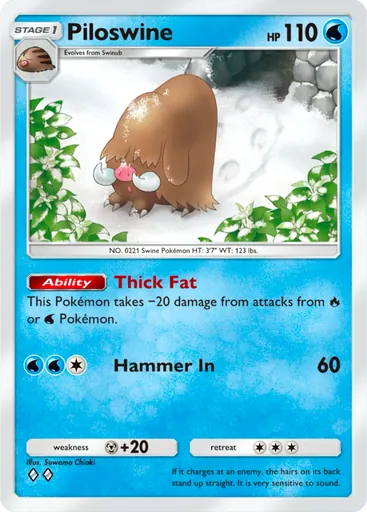 Piloswine (a2-032) card in Pokémon TCG Pocket