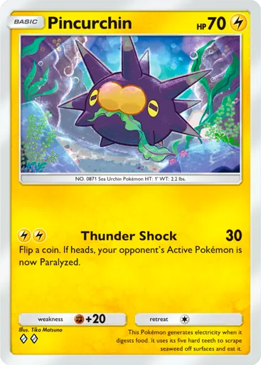 Pincurchin (a1-112) card in Pokémon TCG Pocket