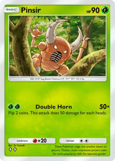 Pinsir (a1-026) card in Pokémon TCG Pocket