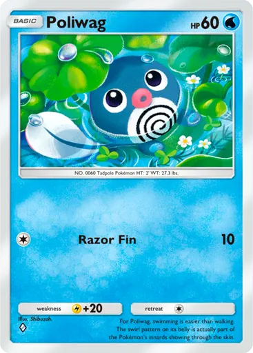 Poliwag (a1-059) card in Pokémon TCG Pocket