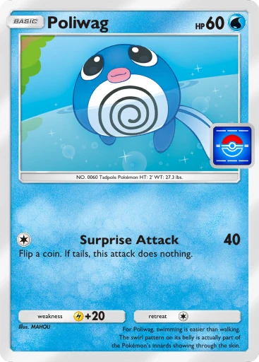 Poliwag (pa-103) card in Pokémon TCG Pocket