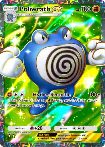 Poliwrath ex (a4a-082) card in Pokémon TCG Pocket