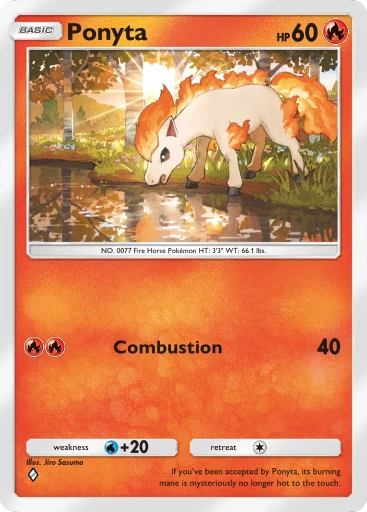 Ponyta (b1-030) card in Pokémon TCG Pocket