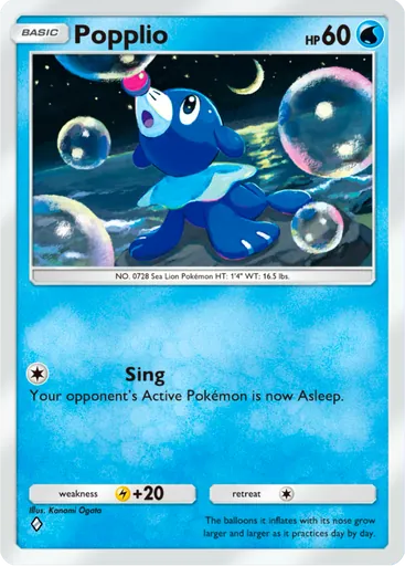 Popplio (a3-045) card in Pokémon TCG Pocket