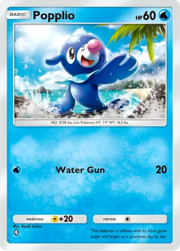 Popplio (a3-046) card in Pokémon TCG Pocket