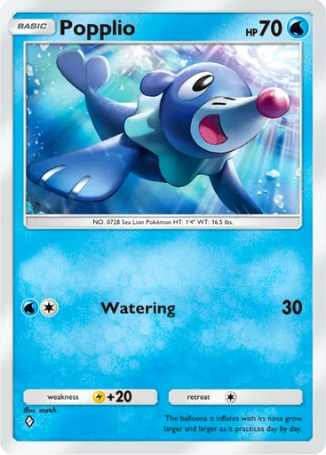 Popplio (a3b-022) card in Pokémon TCG Pocket