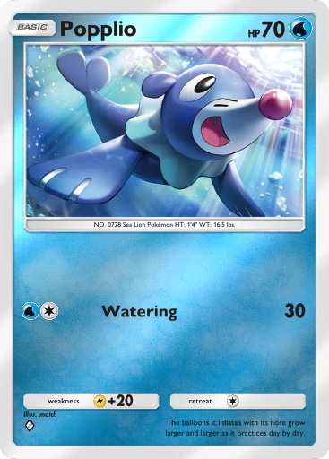 Popplio (a4b-117) card in Pokémon TCG Pocket