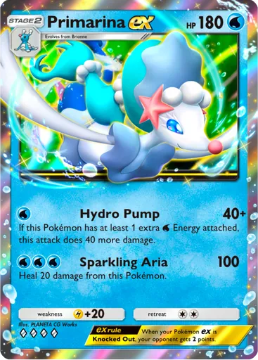 Primarina ex (a3b-024) card in Pokémon TCG Pocket