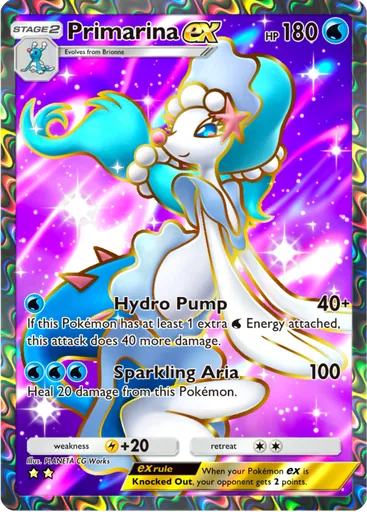 Primarina ex (a3b-080) card in Pokémon TCG Pocket