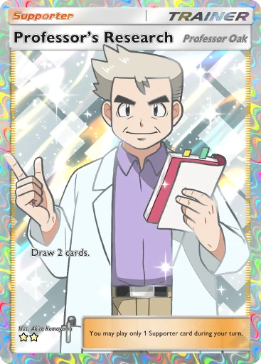 Professor's Research (a4b-373) card in Pokémon TCG Pocket