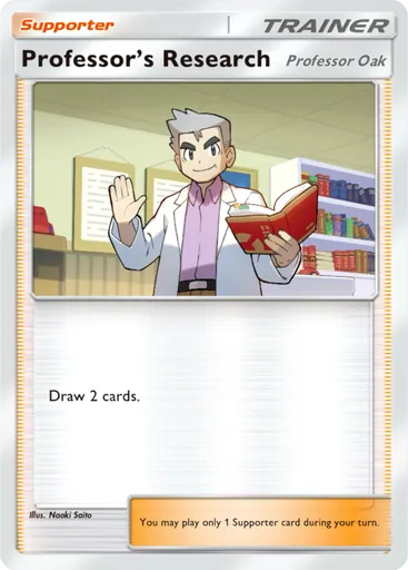 Professor's Research (pa-007) card in Pokémon TCG Pocket