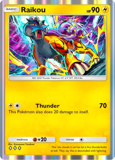 Raikou (a4-071) card in Pokémon TCG Pocket