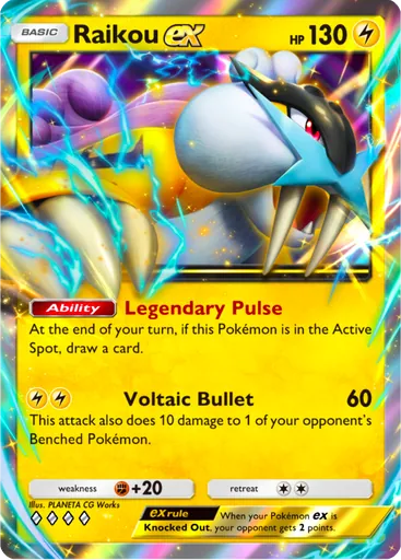 Raikou ex (a4a-025) card in Pokémon TCG Pocket